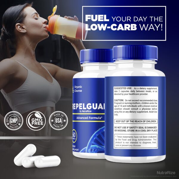 RepelGuard cápsulas orgánicas para apoyo en fitness y keto