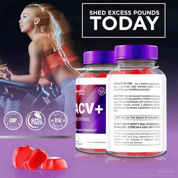 Detalle gomitas Keto ACV paquete 3 EternalMe