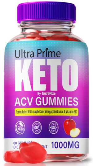 Gomitas Ultra Prime Keto con vinagre de sidra de manzana premium 60 unidades