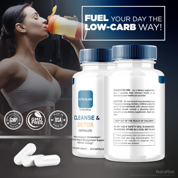 Paquete cinco Keto Bliss cápsulas para limpieza y detox natural