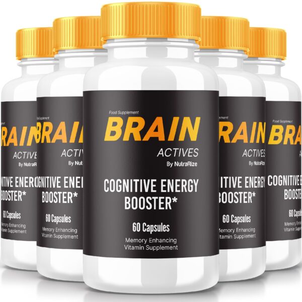 Brain Actives cápsulas para salud cerebral pack de 5
