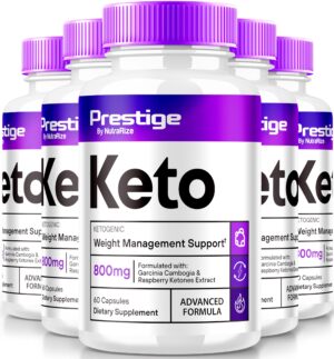 Paquete cinco Cápsulas Prestige Keto para pérdida de peso avanzado