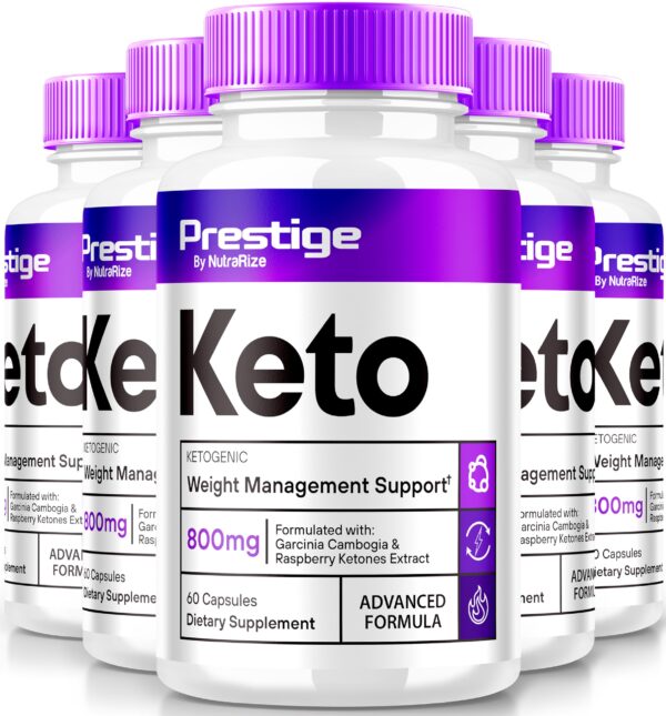 Paquete cinco Cápsulas Prestige Keto para pérdida de peso avanzado