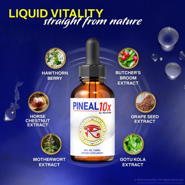 Suplemento fácil de usar Pineal 10x para sueño saludable