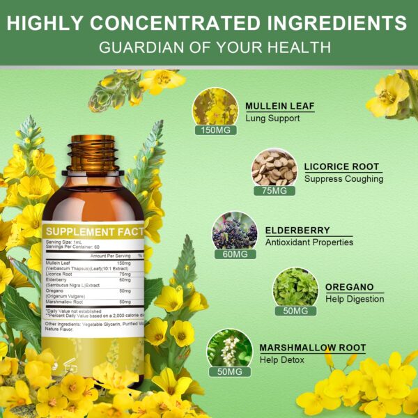 Mulittea gotas detox pulmonar sabor arándano