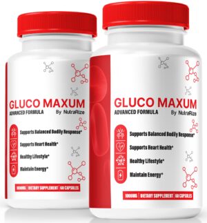 Cápsulas Gluco Maxum paquete 2 para equilibrio y bienestar