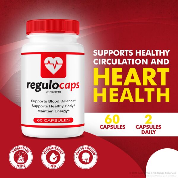 Frasco Regulocaps mostrando etiqueta