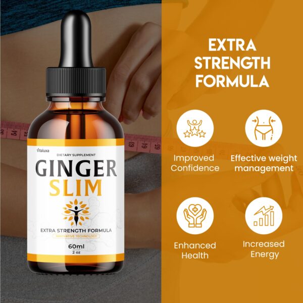 Gotas naturales Ginger Slim fórmula oficial premium