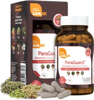 Zahler ParaGuard cápsulas suplemento limpieza intestinal natural