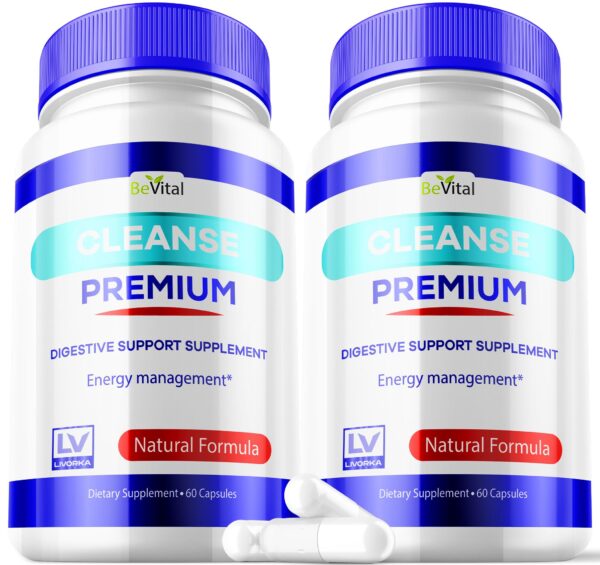 Paquete doble Bevital Cleanse cápsulas salud digestiva