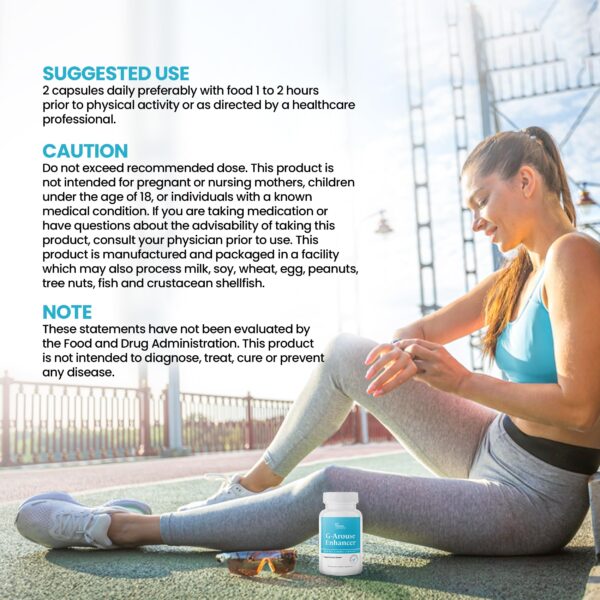 Envase suplemento energético y detox Dr Vitamin G-Arouse mujer