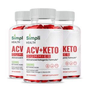 Paquete de 3 gomitas ACV Keto Gold Nutra Simpli Health