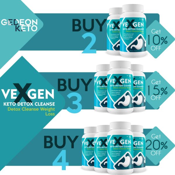 Vexgen Keto detox para limpieza y balance intestinal