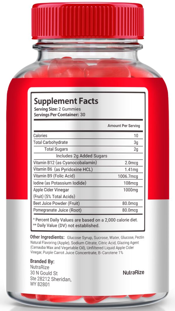 Botella gomitas Duo Keto ACV 2000mg