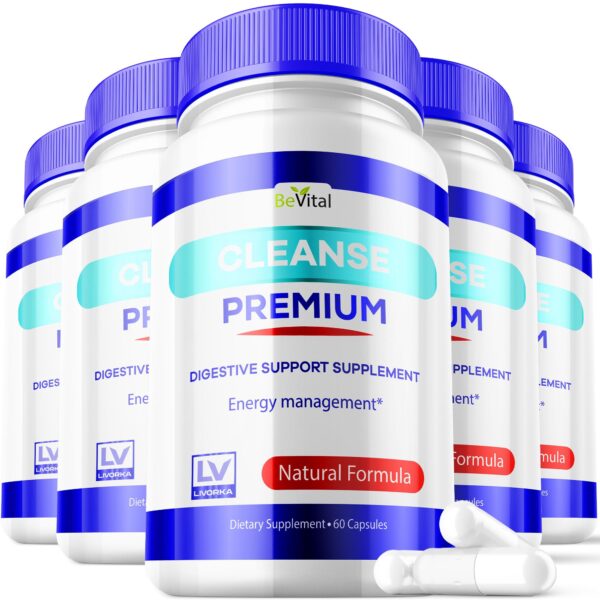 Paquete de 5 Bevital Cleanse Premium 300 cápsulas