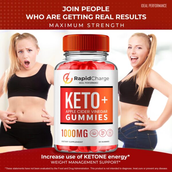 Gomitas Rapid Charge ACV para salud y energía keto