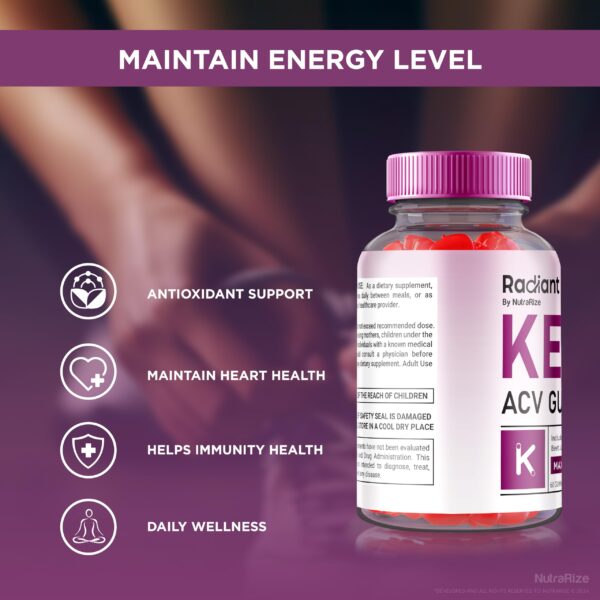 Radiant Slim apoyo natural para bajar de peso en gomitas