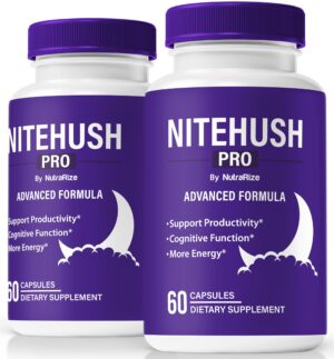Nite Hush Pro cápsulas para salud cognitiva paquete doble