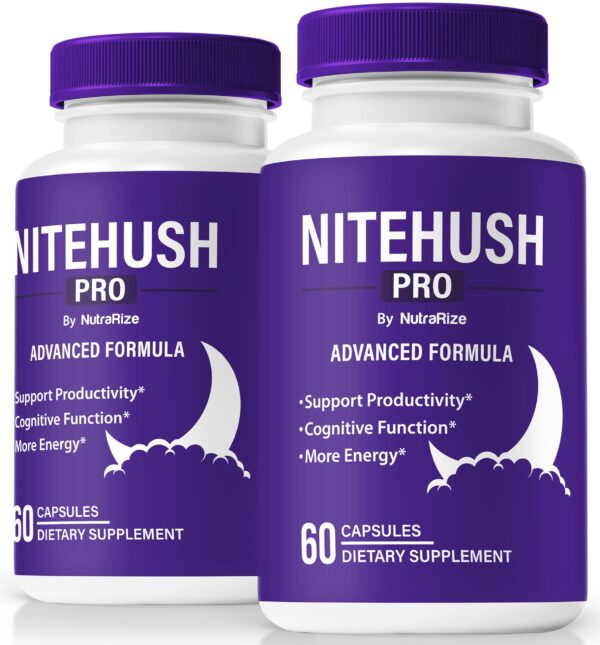 Nite Hush Pro cápsulas para salud cognitiva paquete doble