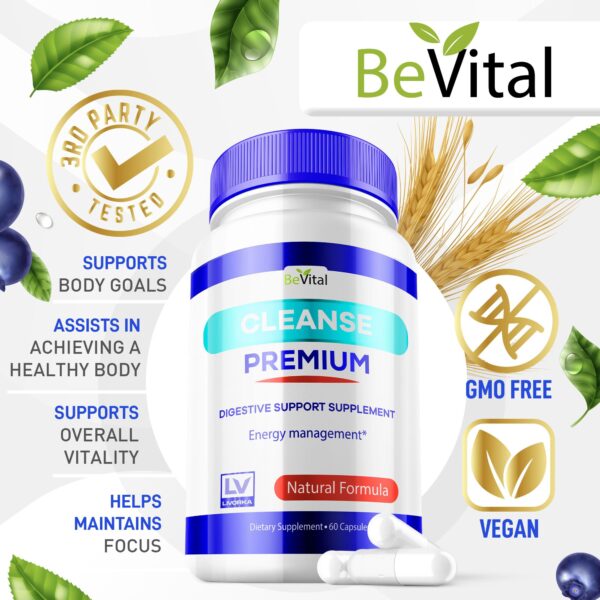 Botellas Bevital Cleanse Premium para salud digestiva