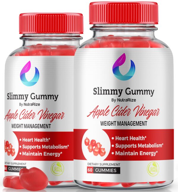 Paquete doble de gomitas Slimmy Gummy Keto ACV 120 unidades