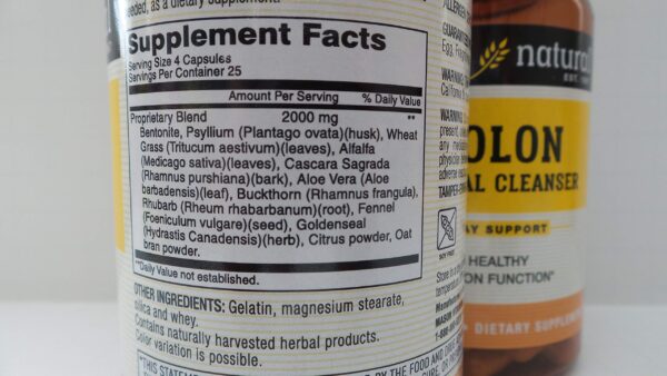 Vista frontal Mason Colon Herbal Cleanser 2 paquetes