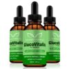 NutraRize GlucoVitalis gotas líquidas paquete de 3