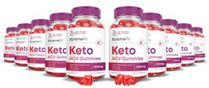 Gomitas Xtreme Fit Keto ACV con vinagre de sidra y jugo de granada