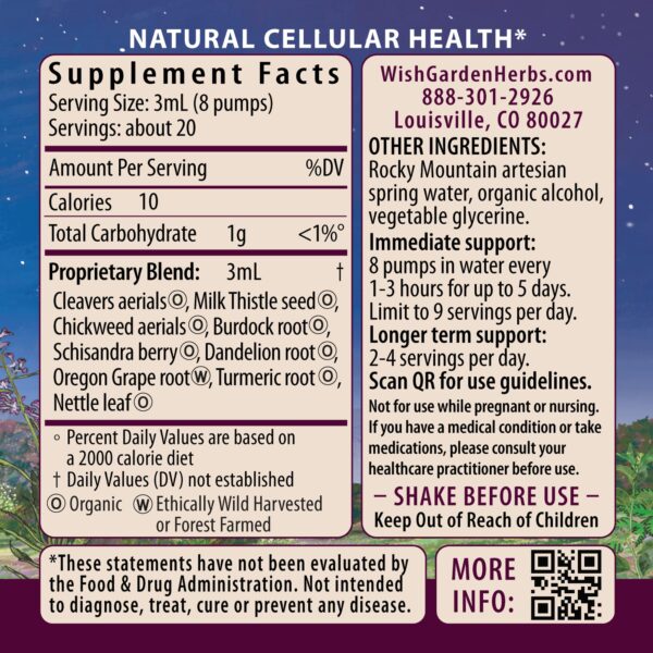 Deep Cleanse WishGarden ingredientes naturales orgánicos