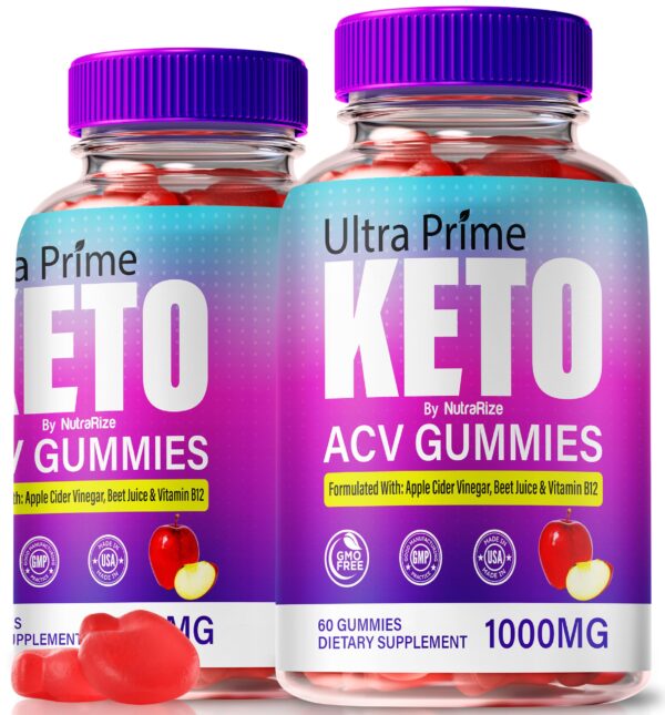 Ultra Prime gomitas Keto y vinagre sidra manzana paquete 2