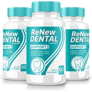 Renew Dental pastillas para salud oral paquete de 3