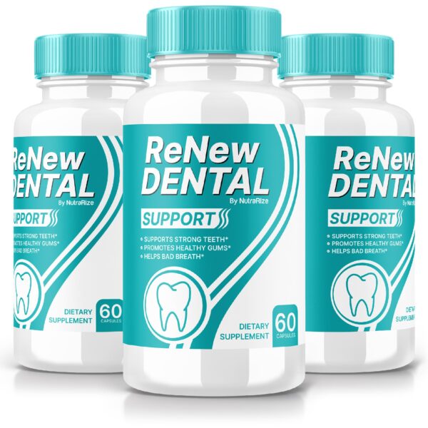 Renew Dental pastillas para salud oral paquete de 3