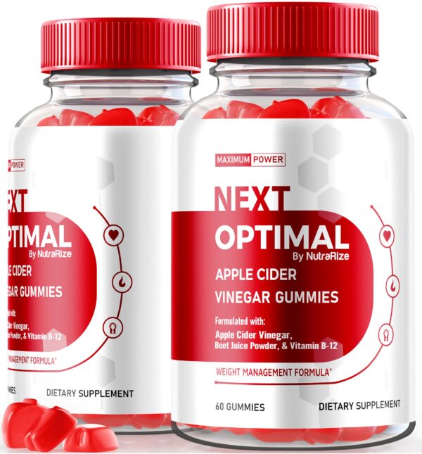 gomitas next optimal keto acv suplemento natural paquete 2