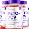 NutraRize BurnWell Keto+ACV Gomitas paquete frontal