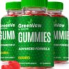Paquete de gomitas GreenVow suplemento natural energía bienestar