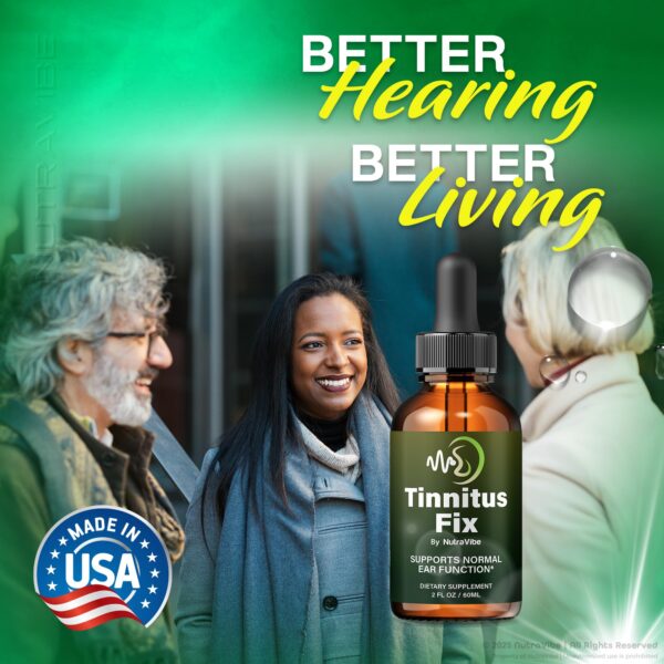 Línea de productos NutraVibe Tinnitus Fix