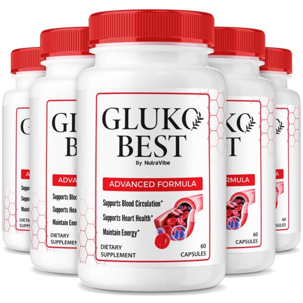 GlukoBest Capsules frasco frontal