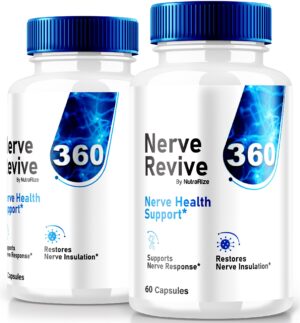 Suplemento Nerve Revive 360 paquete doble 120 cápsulas