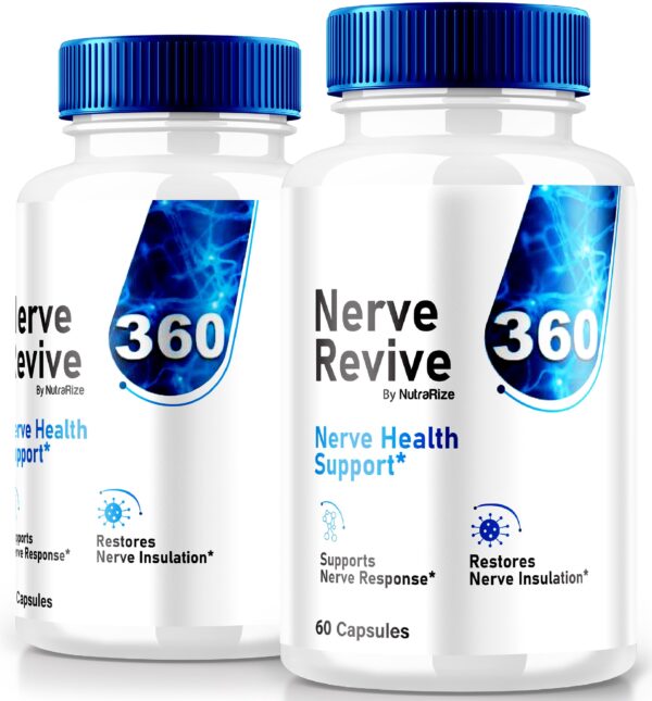Suplemento Nerve Revive 360 paquete doble 120 cápsulas