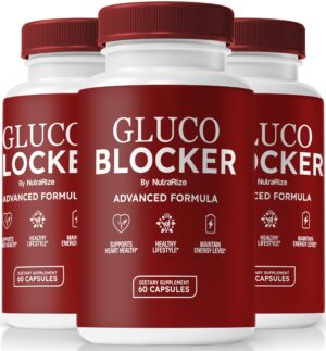 NutraRize Gluco Blocker cápsulas para soporte de salud diaria