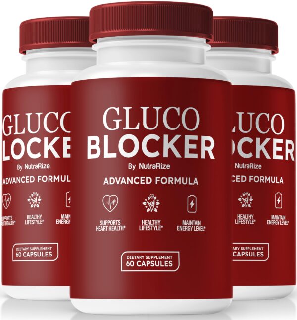NutraRize Gluco Blocker cápsulas para soporte de salud diaria