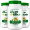 Paquete de pastillas Gluco Elixir para soporte de salud y energía
