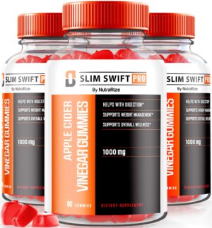 Pack 3 SlimSwift Pro gomitas ACV para pérdida de peso keto