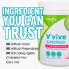Ingredientes naturales del polvo superalimento V'vive