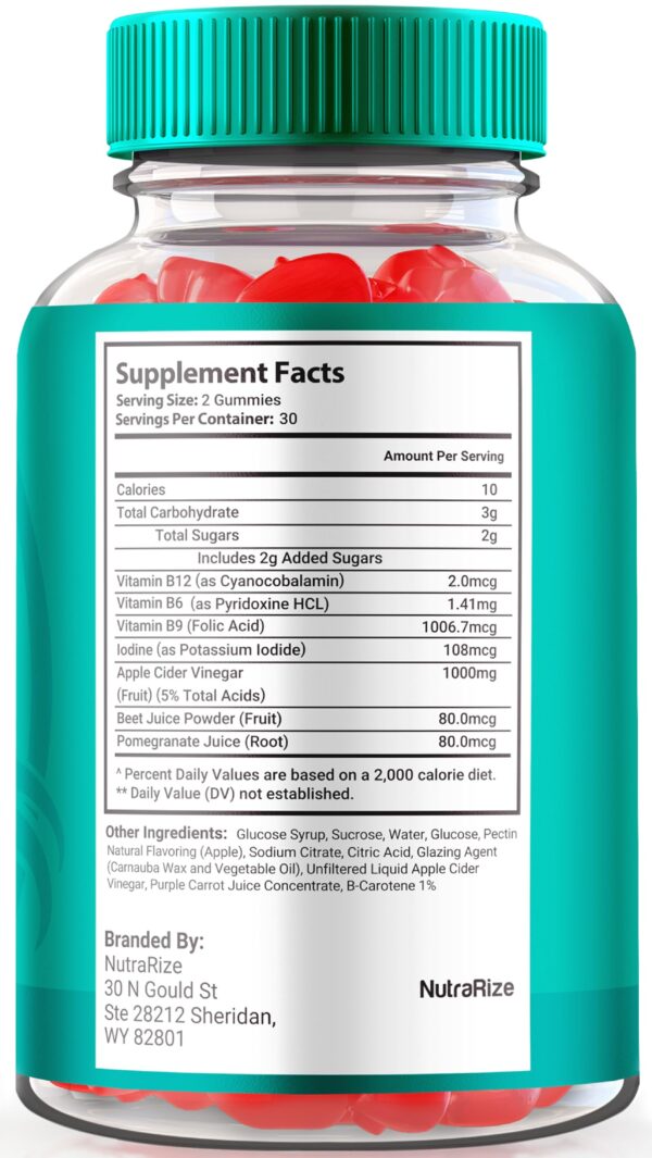 Frasco gomitas Moss Trim Keto ACV