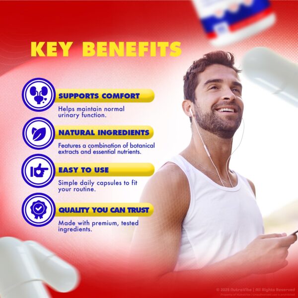 Fórmula potente Prostate Freedom para confort de vejiga y próstata