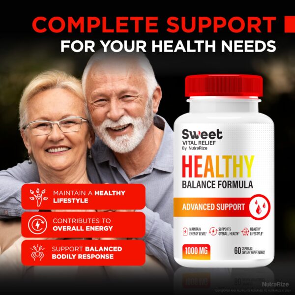 Suplemento Sweet Vital Relief para salud y energía diaria