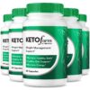 Frasco de cápsulas Keto Form de NutraVibe para soporte keto diario