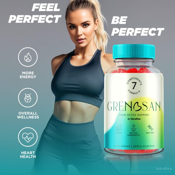 Grenosan gomitas vinagre sidra manzana máxima potencia 1000 mg