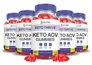 Keto Thrive ACV gomitas 1000mg con fórmula avanzada